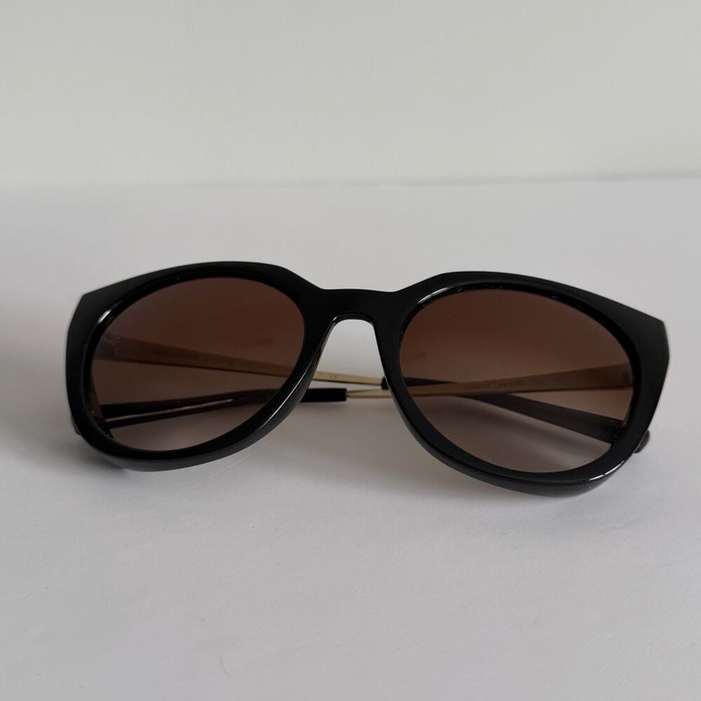 Michael Kors Cape Cod Oversized Sunglasses Black Gold - Picture 2 of 7